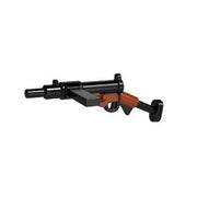 Minifig Colored STEN Gun Mk II - Machine Gun