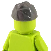 Minifig Military Garrison Cap - Dark Grey - Headgear