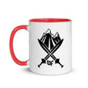Brick Forces Alpine Unit Mug with Color Inside - Red - Printful Clothing