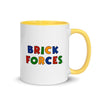 Brick Forces Alpine Unit Mug with Color Inside - Printful Clothing