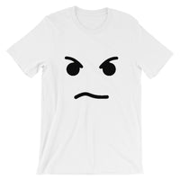 Brick Forces Angry Face Short-Sleeve Unisex T-Shirt - White / XS