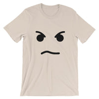 Brick Forces Angry Face Short-Sleeve Unisex T-Shirt - Soft Cream / S