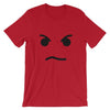Brick Forces Angry Face Short-Sleeve Unisex T-Shirt - Red / S
