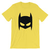 Brick Forces Bat Mask Short-Sleeve Unisex T-Shirt - Yellow / S