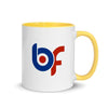 Brick Forces BF Mug with Color Inside - Yellow - Printful Clothing