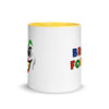 Brick Forces Clown Face Grin Mug with Color Inside - Printful Clothing