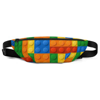 Brick Forces Colored Bricks Fanny Pack - S/M - Printful Clothing