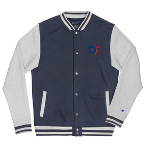 Brick Forces Embroidered Champion Bomber Jacket - S - Printful Clothing