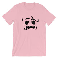 Brick Forces Ghost Face Short-Sleeve Unisex T-Shirt - Pink / S
