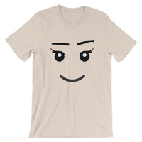 Brick Forces Girl Face Short-Sleeve Unisex T-Shirt - Soft Cream / S