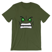 Brick Forces Green Face Short-Sleeve Unisex T-Shirt - Olive / S