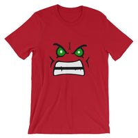 Brick Forces Green Face Short-Sleeve Unisex T-Shirt - Red / S