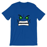 Brick Forces Green Face Short-Sleeve Unisex T-Shirt - True Royal / S