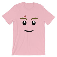 Brick Forces Harry Face Short-Sleeve Unisex T-Shirt - Pink / S