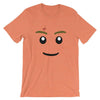 Brick Forces Harry Face Short-Sleeve Unisex T-Shirt - Heather Orange / S