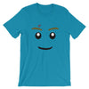 Brick Forces Harry Face Short-Sleeve Unisex T-Shirt - Aqua / S