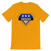 Brick Forces Heroes Short-Sleeve Unisex T-Shirt - Gold / S