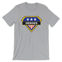 Brick Forces Heroes Short-Sleeve Unisex T-Shirt - Silver / S