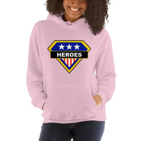Brick Forces Heroes Unisex Hoodie - Light Pink / S - Printful Clothing