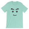 Brick Forces Jamesster Face Short-Sleeve Unisex T-Shirt - Heather Mint / S