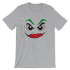 Brick Forces Joker Face Short-Sleeve Unisex T-Shirt - Silver / S