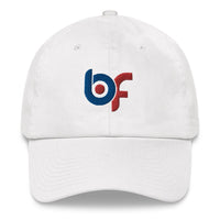 Brick Forces Logo Dad hat - White - Printful Clothing