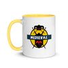 Brick Forces Medieval Mug with Color Inside - Yellow - Printful Clothing