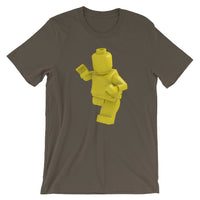 Brick Forces Minifig Short-Sleeve Unisex T-Shirt - Army / S