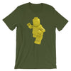 Brick Forces Minifig Short-Sleeve Unisex T-Shirt - Olive / S