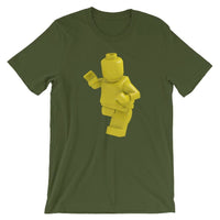 Brick Forces Minifig Short-Sleeve Unisex T-Shirt - Olive / S