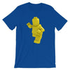 Brick Forces Minifig Short-Sleeve Unisex T-Shirt - True Royal / S