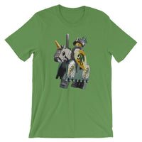 Brick Forces Mounted Knight Short-Sleeve Unisex T-Shirt - Leaf / S