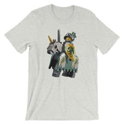 Brick Forces Mounted Knight Short-Sleeve Unisex T-Shirt - Ash / S