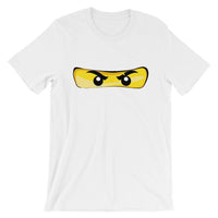 Brick Forces Ninja Eyes Short-Sleeve Unisex T-Shirt - White / XS