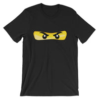 Brick Forces Ninja Eyes Short-Sleeve Unisex T-Shirt - Black / XS