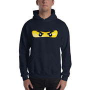 Brick Forces Ninja Eyes Unisex Hoodie - Navy / S - Printful Clothing