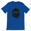 Brick Forces Ninja Face Short-Sleeve Unisex T-Shirt - True Royal / S