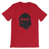 Brick Forces Ninja Face Short-Sleeve Unisex T-Shirt - Red / S