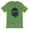 Brick Forces Ninja Face Short-Sleeve Unisex T-Shirt - Leaf / S