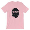 Brick Forces Ninja Face Short-Sleeve Unisex T-Shirt - Pink / S