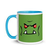 Brick Forces Orc Face Mug with Color Inside - Printful Clothing