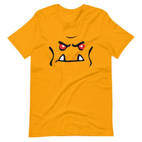 Brick Forces Orc Face Short-Sleeve Unisex T-Shirt - Gold / S