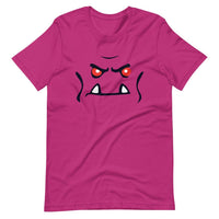 Brick Forces Orc Face Short-Sleeve Unisex T-Shirt - Berry / S
