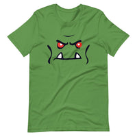 Brick Forces Orc Face Short-Sleeve Unisex T-Shirt - Leaf / S