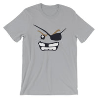 Brick Forces Pirate Face Short-Sleeve Unisex T-Shirt - Silver / S