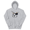 Brick Forces Pirate Face Unisex Hoodie - Sport Grey / S - Printful Clothing