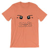 Brick Forces Scruffy Face Short-Sleeve Unisex T-Shirt - Heather Orange / S