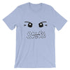 Brick Forces Scruffy Face Short-Sleeve Unisex T-Shirt - Heather Blue / S