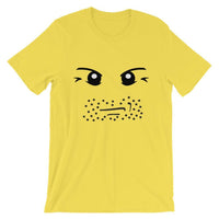 Brick Forces Scruffy Face Short-Sleeve Unisex T-Shirt - Yellow / S