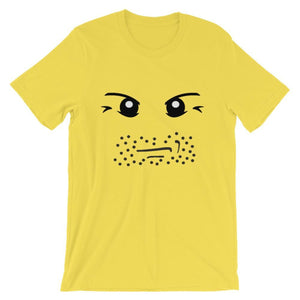 Brick Forces Scruffy Face Short-Sleeve Unisex T-Shirt - Yellow / S